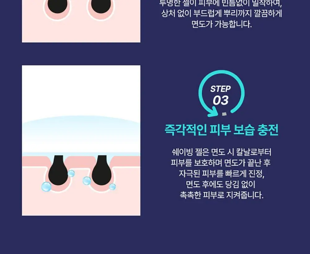 [보습면도] 포엘리에 옴므 쉐이빙 젤 500ml 상세페이지 35